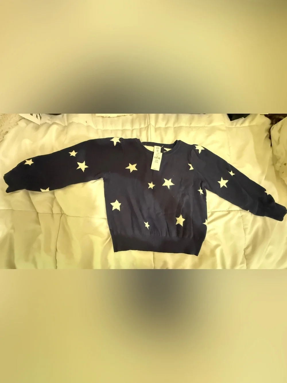 Brand new GAP Navy Sweater with White Star Pattern
